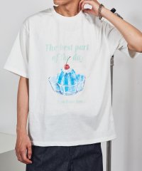 MAGASIN DE MODE CONTACT/マガジンデモードコンタクト MAGASIN DE MODE CONTACT レトロイラストプリントTシャツ/508265119