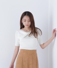 NATURAL BEAUTY BASIC/ツイストドレープニット/508269155