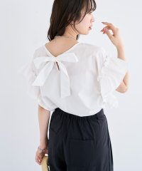 Green Parks/グリーン パークス Green Parks ・ELENCARE DUE バックリボンブラウス/508276310