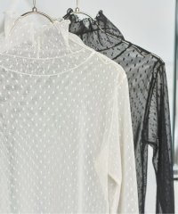 Spick & Span/《追加予約》ドットチュールハイネックプルオーバー/508276537