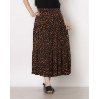 WHISTLES/ウィッスルズ WHISTLES Smudge Animal Tiered Skirt/508276548