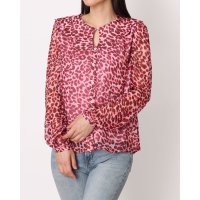 WHISTLES/ウィッスルズ WHISTLES Abstract Cheetah Print Blouse/508276559