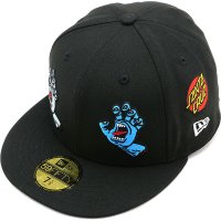NEW ERA/ニューエラ NEW ERA 59FIFTY SANTA CRUZ ブラック [14384270]/508276620