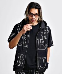 SB Select/シルバーバレットセレクト SB Select LUXE/R ポンチジャージロゴ貼り付けラインストーンジップ半袖パーカー/508276660