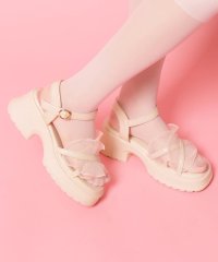 csT&P/チュールフリルサンダル/508276702