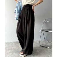 Classical Elf/クラシカルエルフ Classical Elf 穿くだけで即キレイ見え。サイドベルトデザイン3タックストレッチスラックスパンツ/508276773