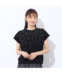 Liliane Burty ECLAT/【S・Mサイズ】裏毛　パール加工シャツ/508276811