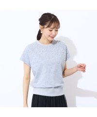 Liliane Burty ECLAT/【S・Mサイズ】裏毛　パール加工シャツ/508276811