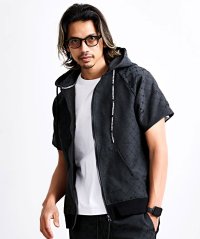SB Select/シルバーバレットセレクト SB Select LUXE/R モノグラムジャガード半袖パーカー/508277179