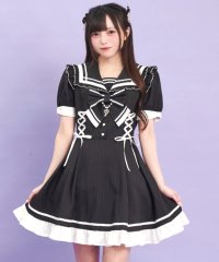 Secret Honey/シークレットハニー Secret Honey サイドレースアップセーラーワンピース/508277283