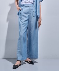 INDIVI/【日本製／SETUP可能】ソフトダンガリーワイドパンツ/508277390