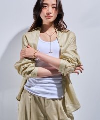INDIVI/【日本製／SETUP可能】ガーゼ素材ブラウス/508277391