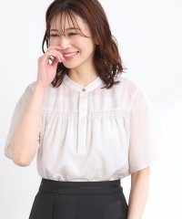Reflect/【選べる5色◎／接触冷感／マシンウォッシュ可】シャーリングデザインブラウス/508277427
