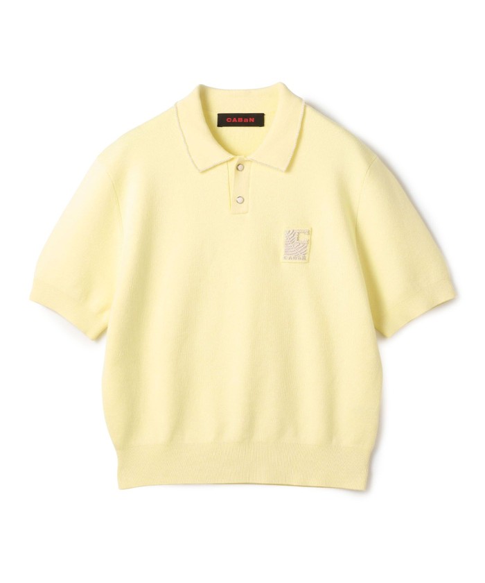 CABaN コットンカシミヤ パールポロプルオーバー(508277535