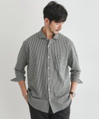 TAKEO KIKUCHI/【抗菌防臭／7分袖】サッカージャージ ストライプシャツ/505259517