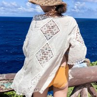 Private Beach/プライベートビーチ privatebeach レース刺繍カーディガン/507476360