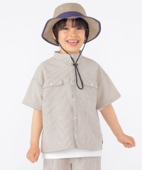 SHIPS KIDS/SHIPS KIDS:100～130cm /〈UVカット/吸水速乾〉ドライタッチ ストライプ シャツ/507927217