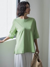 la.f…(Lsize)/ラ エフ エルサイズ la.f…(Lsize) 【大きいサイズ】Tシャツ風ニットプルオーバー≪手洗い可能≫/508120700