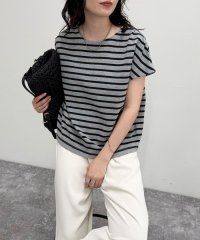 fredy emue/バックリボンボーダープルオーバー/508237117