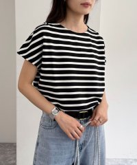 fredy emue/バックリボンボーダープルオーバー/508237117