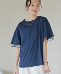 coen/チュールレイヤーTシャツ/508242382