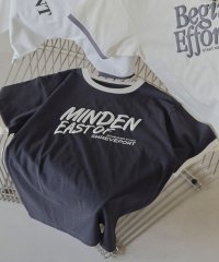 coen/発砲ロゴ アソート プリントリンガーTシャツ/508242384