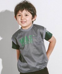 WASK/ドロストメッシュトップス＆Tシャツセット(110~160cm)/508269106