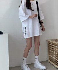 VIVIDLADY/ビビッドレディ VIVIDLADY チュニック ロングTシャツ 半袖/508276621
