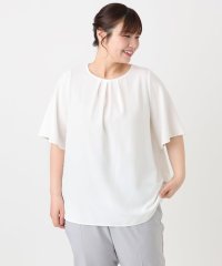 eur3/【大きいサイズ】タックブラウス/508277664