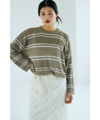 marjour/マージュール marjour BORDER SUMMER KNIT/508277966