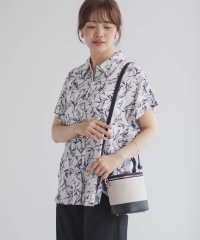 MAC HOUSE/マックハウス Mac－House インドファブリック 前開きフレンチスリーブシャツ/508277979
