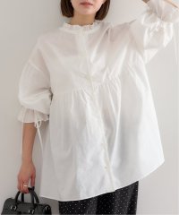 U by Spick&Span/《WEB限定/予約》スタンドカラーフリルブラウス/508278139