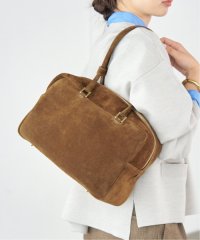 IENA/《予約》Manuel MILANO/マニュエルミラノ SUEDE BOSTON スエードボストンバッグ/508278149