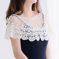 REAL STYLE/リアルスタイル REAL STYLE ケープ 付け襟 つけ襟 レディース レース ビッグカラー ショール レイヤード 重ね着 ラウンドネック 黒 白 おしゃれ /508278201