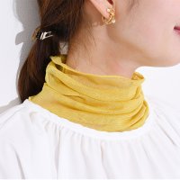 REAL STYLE/リアルスタイル REAL STYLE ネックカバー 夏用 シルク100％ UVケア 付け襟 レディース おしゃれ 日焼け防止 紫外線 首のシワ隠し 絹 ハイネッ/508278233