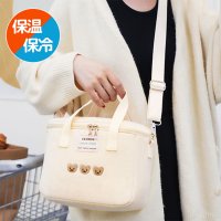 REAL STYLE/リアルスタイル REAL STYLE ランチバッグ 保冷 保温 お弁当 クーラーバッグ トート ショルダー 斜めがけ 肩掛け 軽量 帆布 キャンバス マチ広 自/508278255