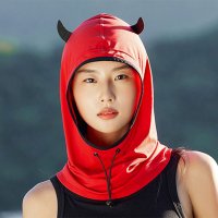 REAL STYLE/リアルスタイル REAL STYLE フェイスカバー フェイスマスク 日よけ帽子 レディース UVケア 接触冷感 夏 日焼け防止 紫外線対策 バラクラバ 薄手 /508278256