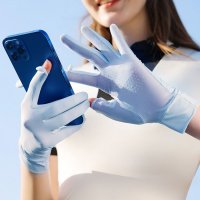 REAL STYLE/リアルスタイル REAL STYLE 手袋 ショート アームカバー UVカット レディース スマホ対応 滑り止め 薄手 夏 紫外線 日焼け防止 穴あき おしゃれ/508278259