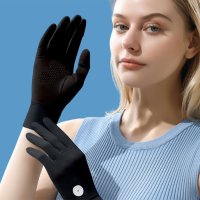 REAL STYLE/リアルスタイル REAL STYLE 手袋 ショート アームカバー UVカット レディース スマホ対応 滑り止め 薄手 夏 紫外線 日焼け防止 穴あき おしゃれ/508278259
