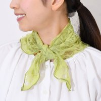 REAL STYLE/リアルスタイル REAL STYLE スカーフ バンダナ ネックカバー 付け襟 つけ襟 レディース 夏 冷房対策 薄手 シースルー シアー 綿 コットン 三角 /508278260