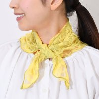 REAL STYLE/リアルスタイル REAL STYLE スカーフ バンダナ ネックカバー 付け襟 つけ襟 レディース 夏 冷房対策 薄手 シースルー シアー 綿 コットン 三角 /508278260