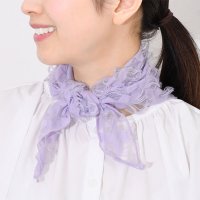 REAL STYLE/リアルスタイル REAL STYLE スカーフ バンダナ ネックカバー 付け襟 つけ襟 レディース 夏 冷房対策 薄手 シースルー シアー 綿 コットン 三角 /508278260