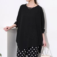 REAL STYLE/リアルスタイル REAL STYLE カットソー レディース 長袖 エンボス ゆったり 大きいサイズ 速乾 春 夏 Tシャツ チュニック トップス シワにならな/508278263