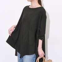 REAL STYLE/リアルスタイル REAL STYLE カットソー レディース 長袖 エンボス ゆったり 大きいサイズ 速乾 春 夏 Tシャツ チュニック トップス シワにならな/508278263