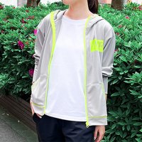 REAL STYLE/リアルスタイル REAL STYLE パーカー レディース 夏 薄手 UVケア ジップアップ 指穴 接触冷感 涼しい 吸汗速乾 ドライ メッシュ 羽織 上着 前/508278272