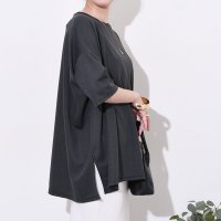 REAL STYLE/リアルスタイル REAL STYLE カットソー レディース 半袖 5分袖 涼しい 速乾 トップス 薄手 透け感 Tシャツ ゆったり 体型カバー シアー 軽い /508278274