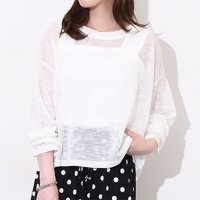 REAL STYLE/リアルスタイル REAL STYLE キャミソール タンクトップ 綿混 レディース インナー 夏 涼しい スクエアネック リブ 肌着 トップス ノースリーブ ブ/508278277