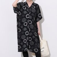 REAL STYLE/リアルスタイル REAL STYLE ワンピース チュニック レディース 夏 半袖 涼しい 速乾 ロング ミモレ Vネック 薄手 ゆったり 大きいサイズ ドルマ/508278280
