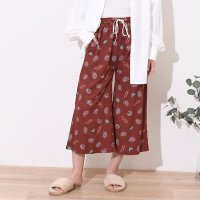 REAL STYLE/リアルスタイル REAL STYLE ルームパンツ レディース 夏 7分丈 冷感 ステテコ 薄手 ウエストゴム 涼しい ズボン ひんやり ワイドパンツ ガウチョ/508278286