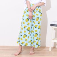 REAL STYLE/リアルスタイル REAL STYLE ルームパンツ レディース 夏 7分丈 冷感 ステテコ 薄手 ウエストゴム 涼しい ズボン ひんやり ワイドパンツ ガウチョ/508278286
